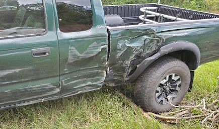 Example of good damage photos